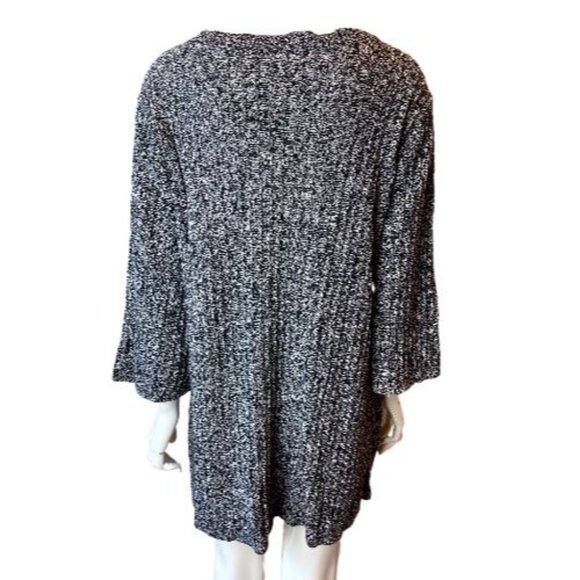 Karen Scott Women Sweater Tunic Dress Front Pockets Boat Neck Gray Size X Large - Picture 2 of 8